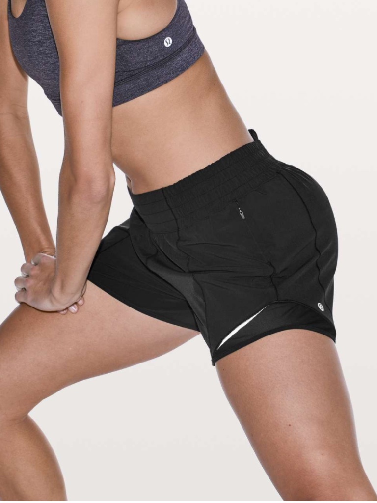 Lululemonhotty Hot Short *High-Rise Long 4"Black